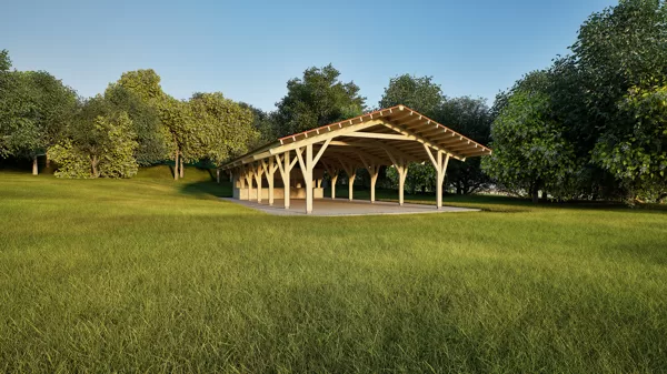 HALLES DE POULX / ALEXIS CHAMPETIER ARCHITECTE